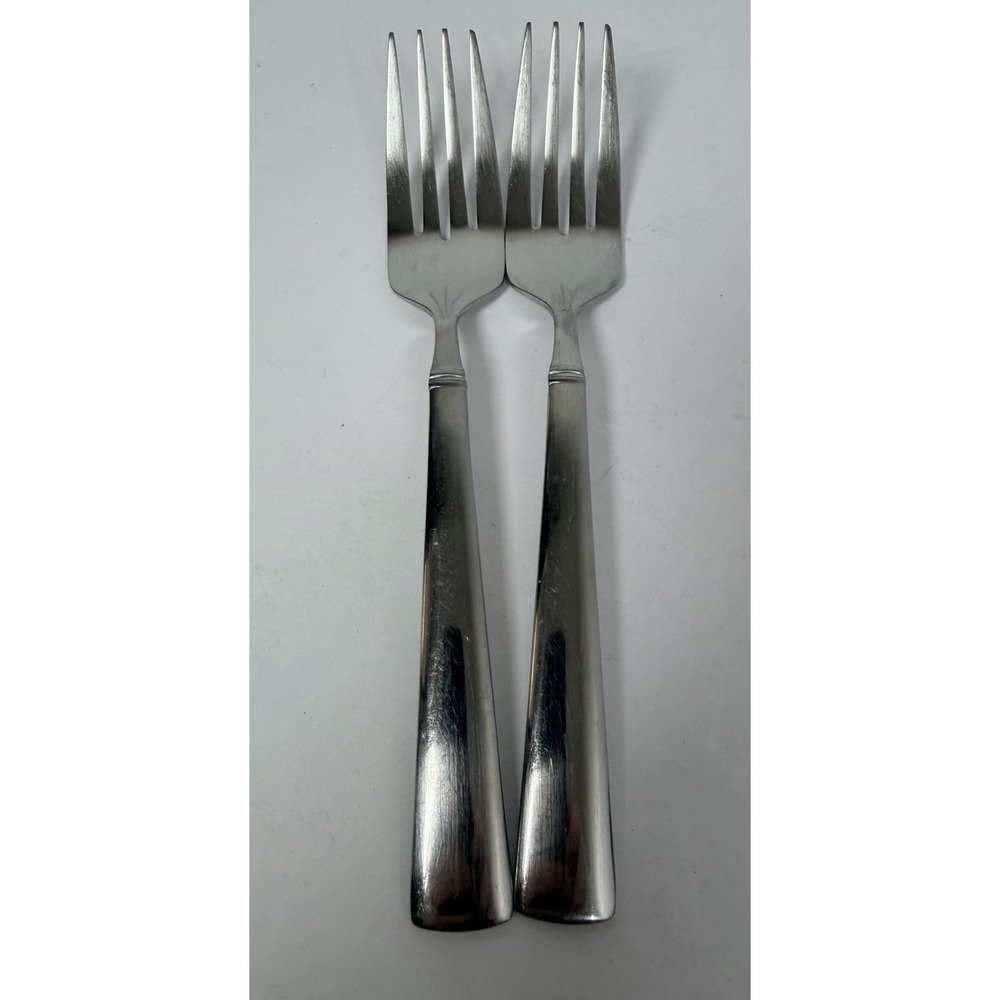 Reed & Barton Perspective Stainless Flatware Salad Fork Set Of 2 Replacements #3